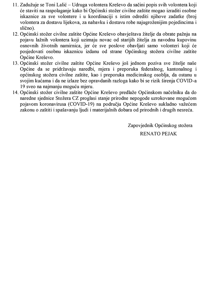 Zaključci 25.III. 2